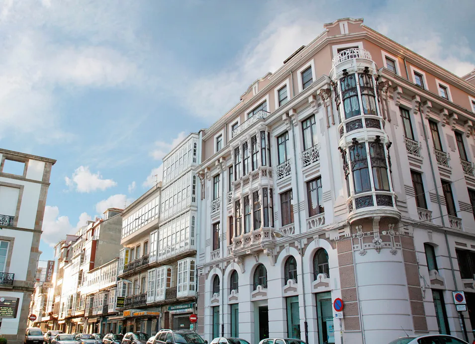 The typical galleries of Ferrol’s architecture