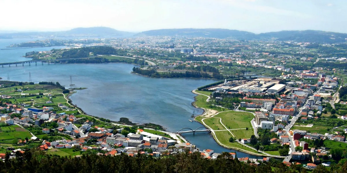 End of the Ferrol Estuary